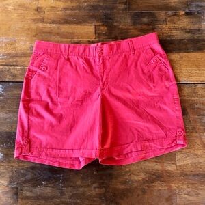 Gloria Vanderbilt Coral Shorts 18W